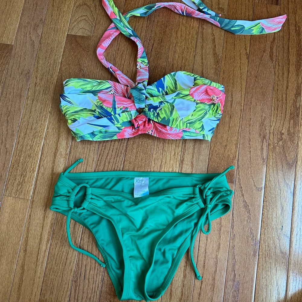 HALTER FLORAL BIKINI | KONA SOL TARGET SWIM